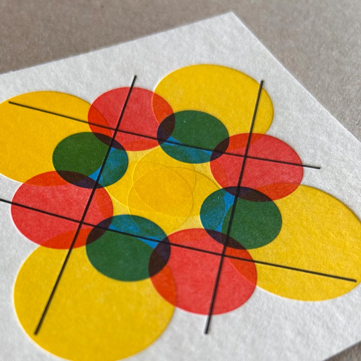 Posavasos Tipográficos Abstractos Na3