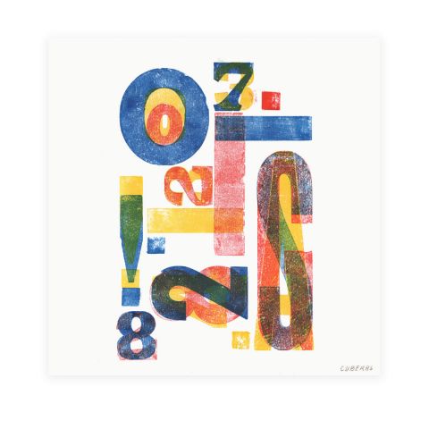Obra Composición Tipográfica - Superposiciones